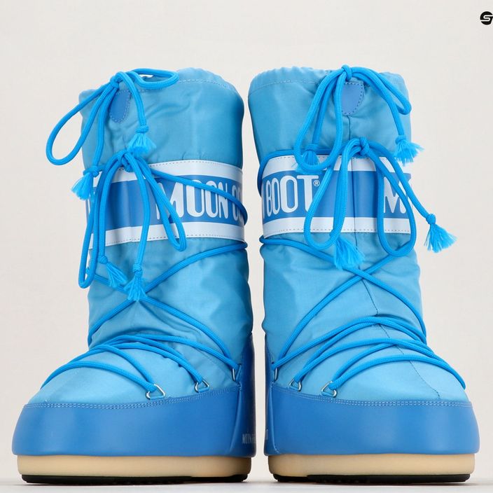 Moon Boot stivali da neve da donna Icon Nylon alaskan blue 9