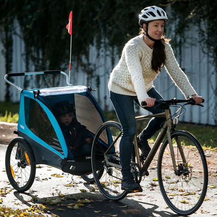 Thule Coaster XT Rimorchio bici+passeggino per due persone verde 10101820 7