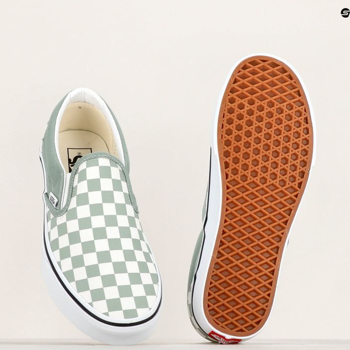 Scarpa Vans Classic Slip-On verde iceberg 8