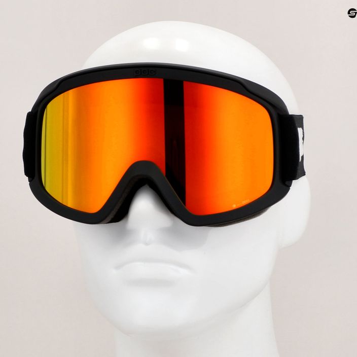 Occhiali da sci POC Opsin nero uranio/arancio parzialmente soleggiato 6