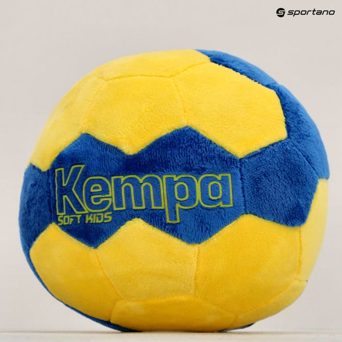 Pallamano Kempa Soft Kids blu/giallo neon taglia 0 6