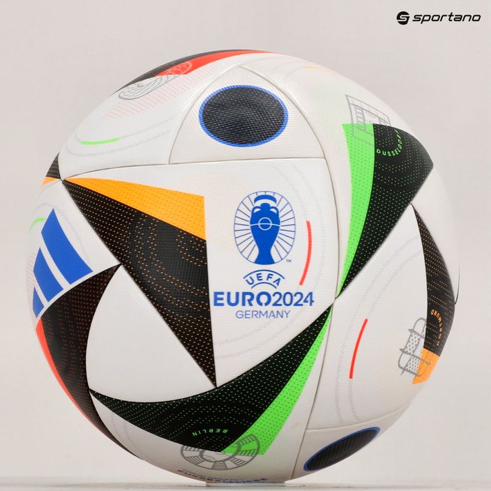 Adidas Fussballliebe concorrenza Euro 2024 bianco / nero / blu bagliore dimensioni 5 calcio 5