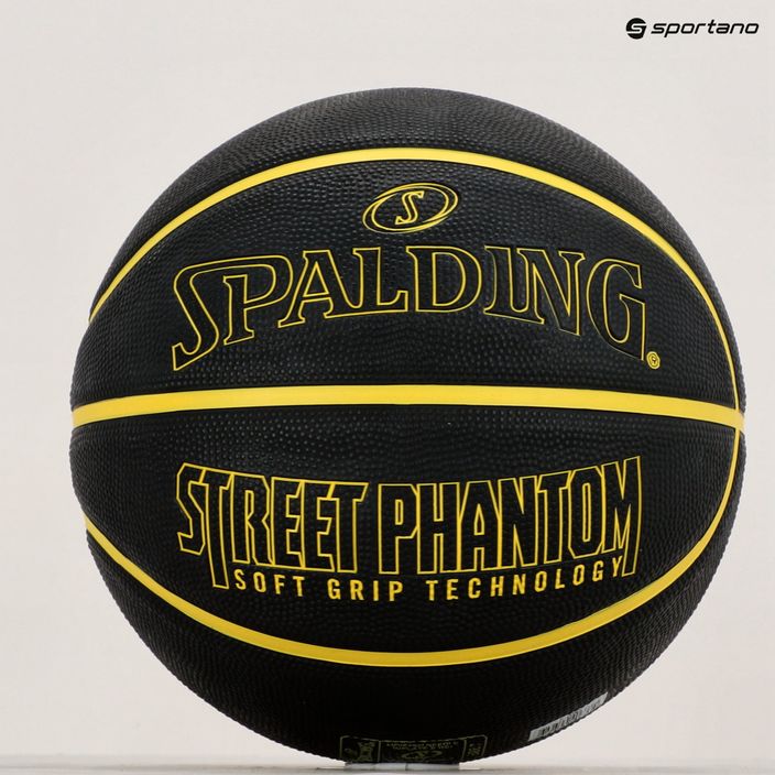 Spalding Phantom basket nero/giallo taglia 7 5