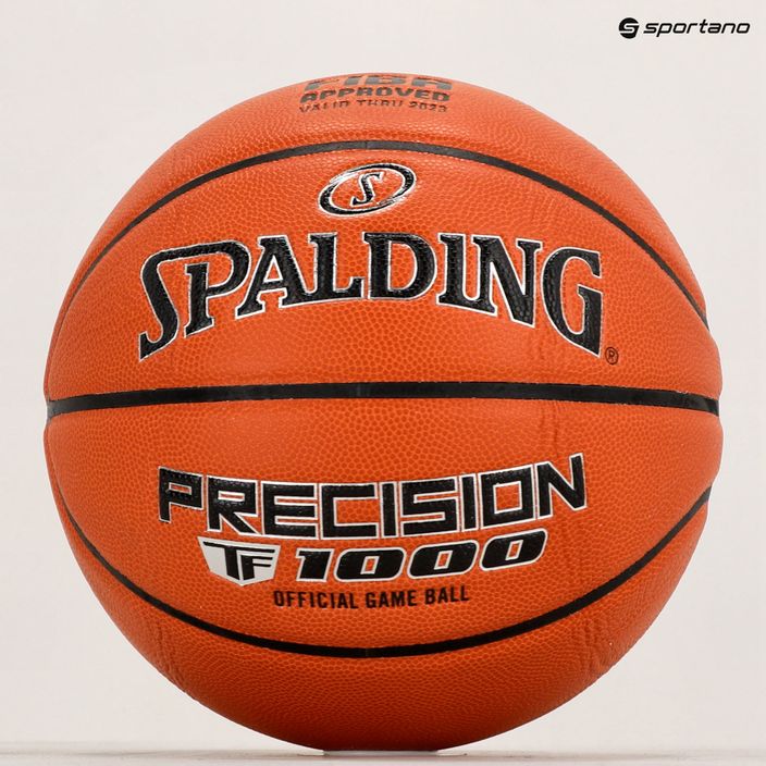 Spalding TF-1000 Precision Logo FIBA basket arancione taglia 7 5