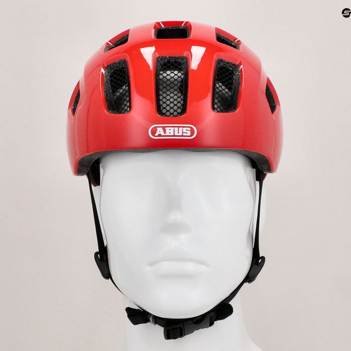 ABUS Casco da bici per bambini Youn-I 2.0 rosso fiammante 9