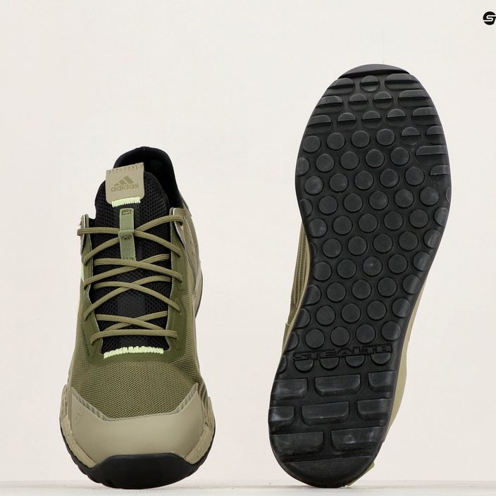 Uomo adidas FIVE TEN Trailcross LT focus olive/pulse lime/orbit green scarpe da ciclismo piattaforma 12