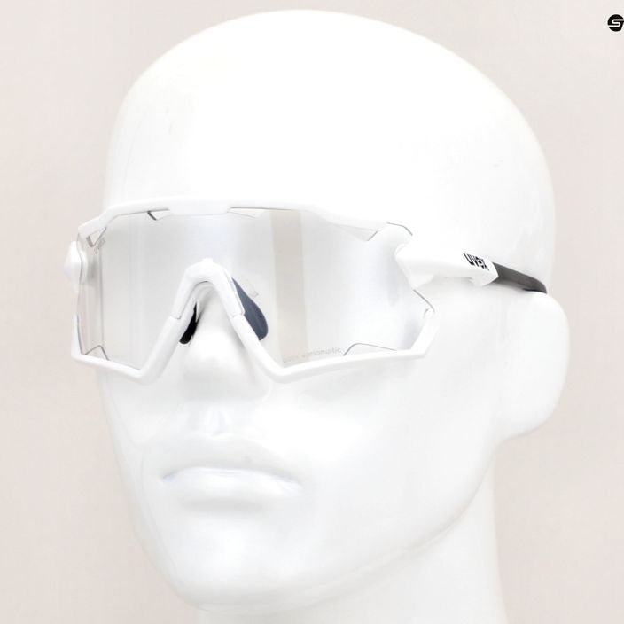 Occhiali da sole UVEX Sportstyle 228 V bianco opaco/litemirror argento 11