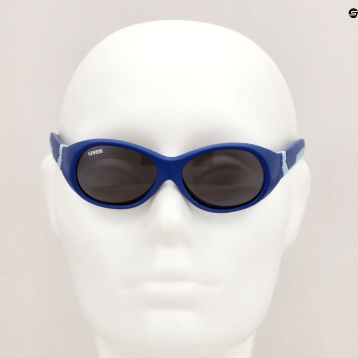 UVEX Sportstyle 510 occhiali da sole per bambini blu scuro opaco 12
