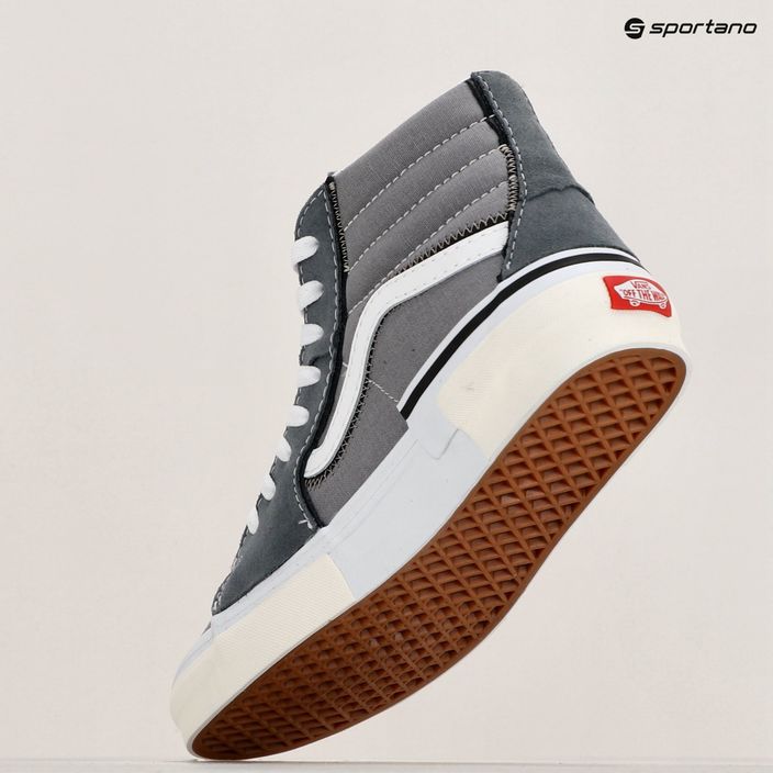 Scarpe Vans SK8-Hi Reconstruct grigie 10