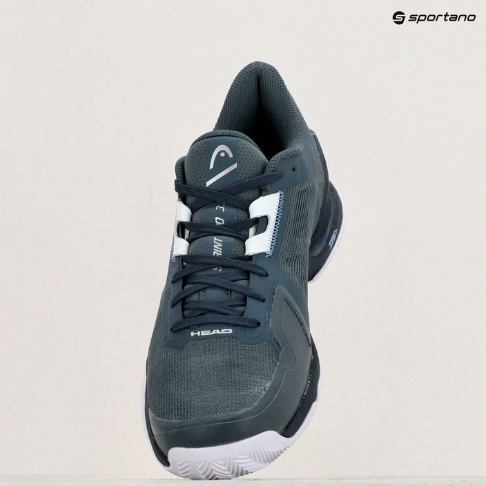 Scarpe da tennis da uomo HEAD Sprint Pro 3.5 Clay grigio scuro/blu 10