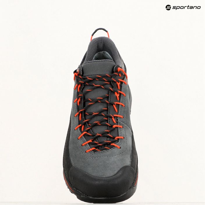 Scarpa da avvicinamento da uomo La Sportiva TX4 Evo GTX carbonio/pomodoro ciliegia 10