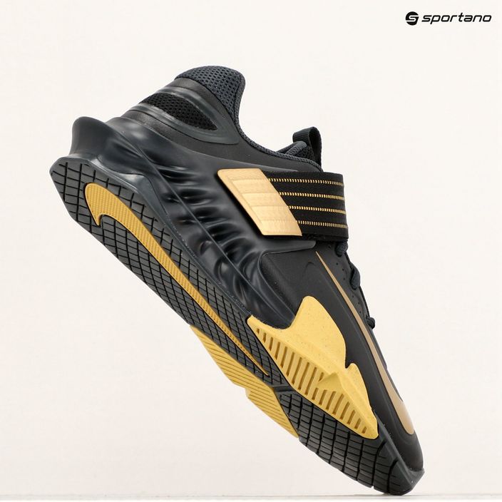 Nike Savaleos nero / oro metallico antracite infinito oro scarpe da sollevamento pesi 9