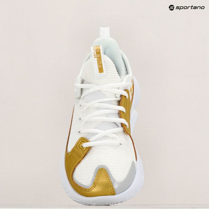 Under Armour Flow Futr X3 scarpe da basket bianco/bianco/oro metallico 9