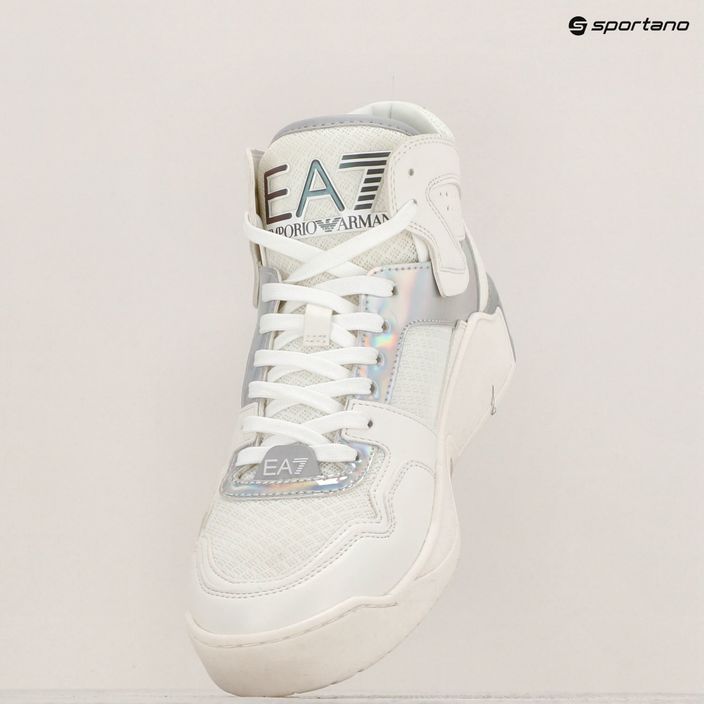 EA7 Emporio Armani Basket Mid bianco/ iridescente 9
