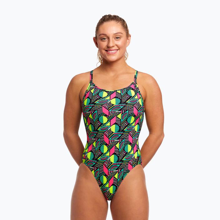 Costume intero da donna Funkita Diamond Back One Piece dot matrix 6