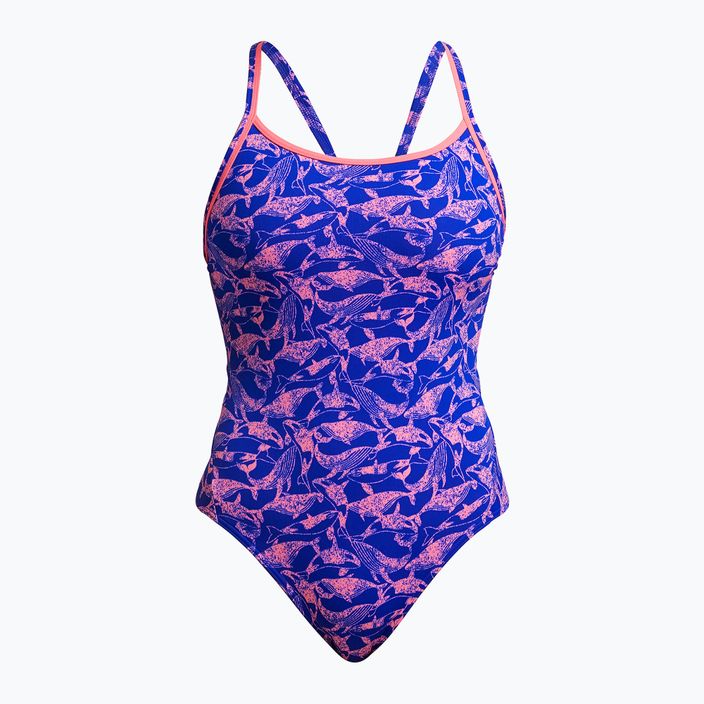 Costume da bagno femminile Funkita Diamond Back One Piece minky pinky