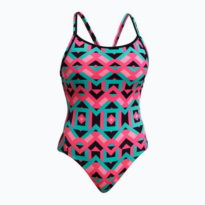 Costume da bagno intero donna Funkita Diamond Back One Piece square old