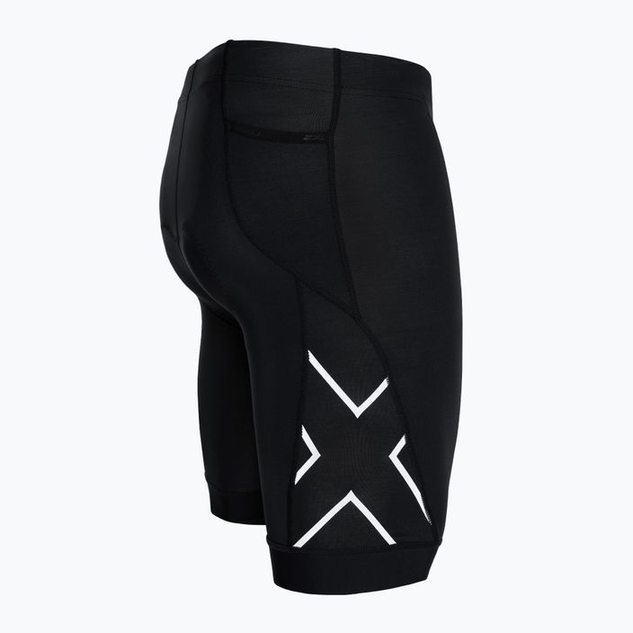 Pantaloncini da uomo 2XU Core Tri nero/bianco 7