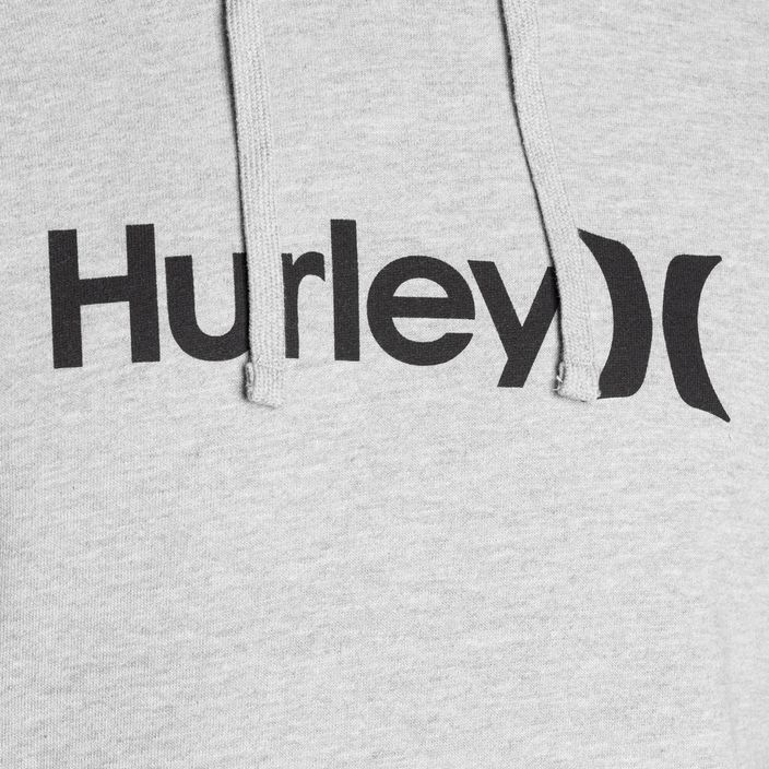 Felpa Hurley O&O Solid Core grigio erica scuro da uomo 3