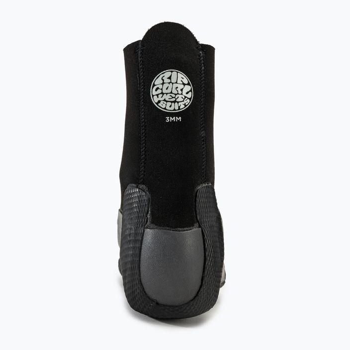Rip Curl D/Patrol Punta tonda scarpe in neoprene 3 mm nero 6