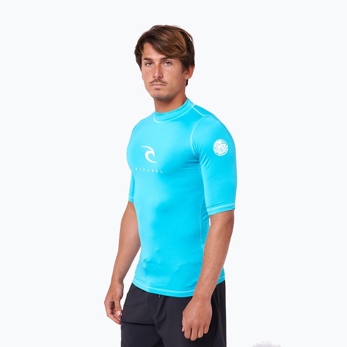 Camicia da bagno Rip Curl Corps SSL UV blu da uomo