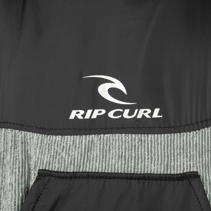 Poncho Rip Curl per bambini Anti-Series nero/grigio 3