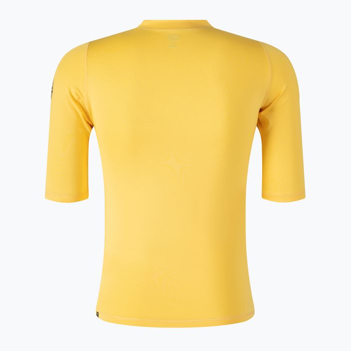 Camicia da bagno Rip Curl Corps SSL UV gialla da uomo 2