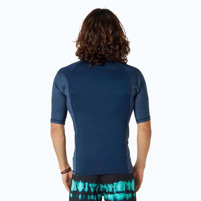 Camicia da bagno Rip Curl Waves Upf Perf S/S da uomo, blu scuro 4