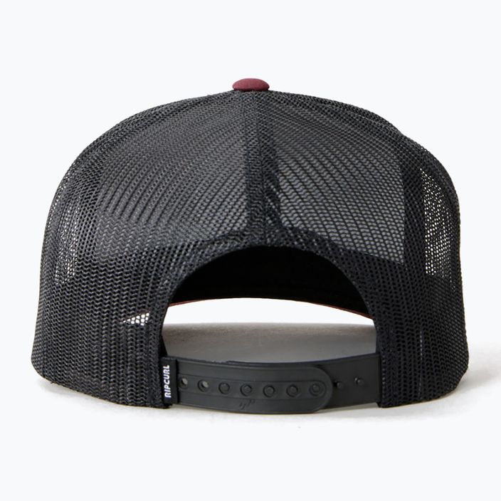 Cappello da baseball Rip Curl Search Icon Trucker maroon da uomo 3