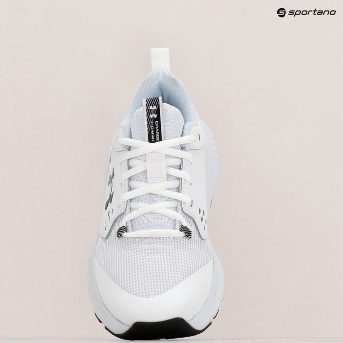 Under Armour Charged Commit TR 4 bianco/grigio resistente/nero scarpe da allenamento da donna 9