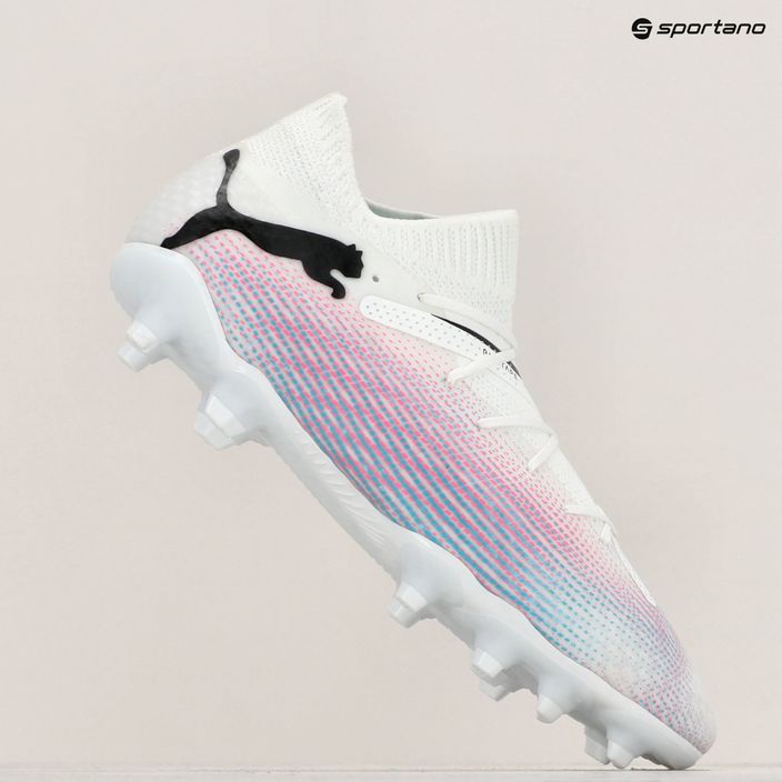 PUMA Future 7 Pro FG/AG Jr scarpe da calcio puma bianco/puma nero/rosa 15