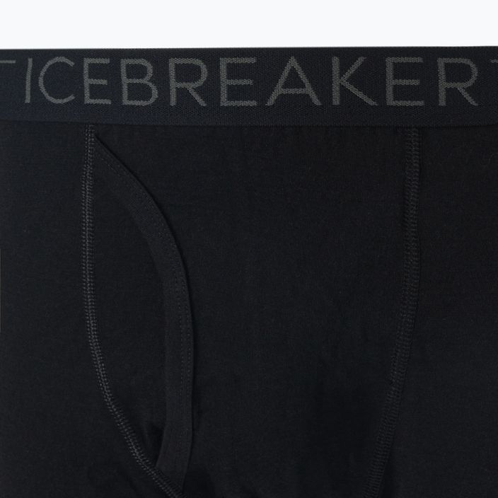 Pantaloni termici da uomo icebreaker 200 Oasis W/Fly nero 9