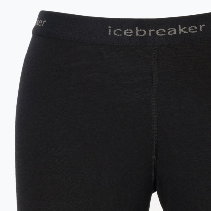 Pantaloni termici da donna icebreaker 200 Oasis nero 8