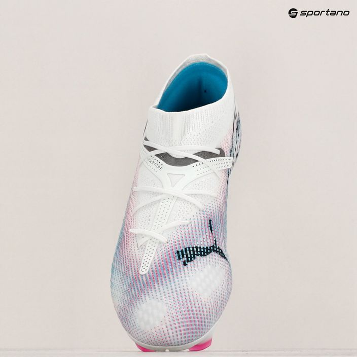 PUMA Future 7 Pro+ FG/AG scarpe da calcio puma bianco/puma nero/rosa 16