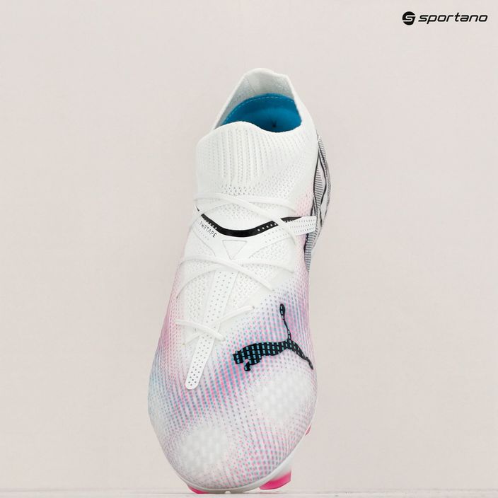 PUMA Future 7 Pro FG/AG scarpe da calcio puma bianco/puma nero/rosa 17