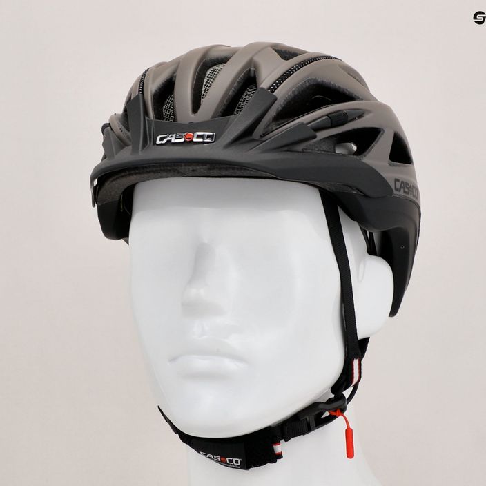 CASCO Activ 2 casco da bicicletta grigio caldo/nero opaco 3