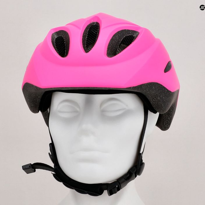 Casco da bici Rogelli Start per bambini rosa/nero 9