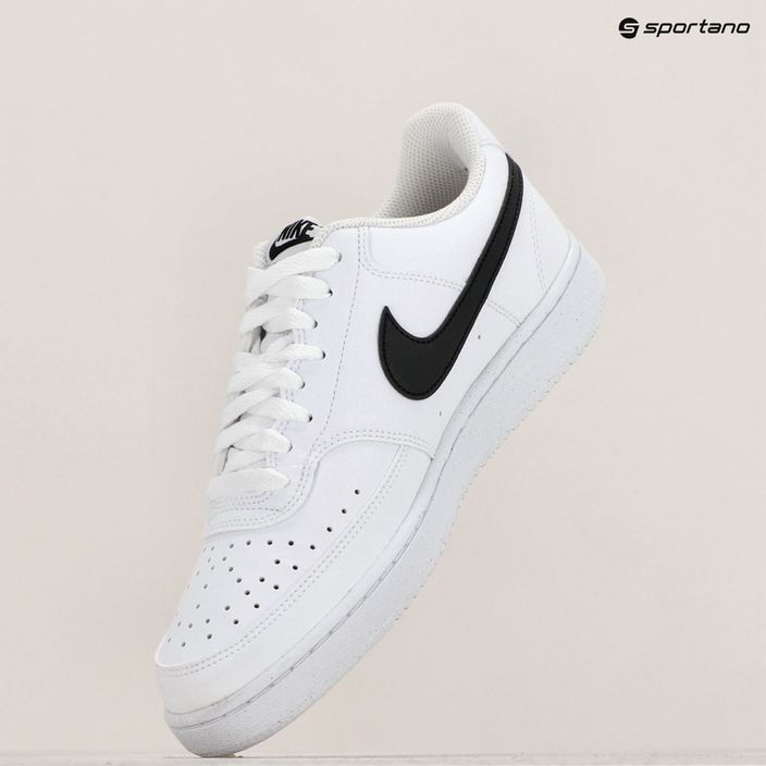 Nike Court Vision Low Next Nature scarpe da uomo bianco/nero/bianco 9