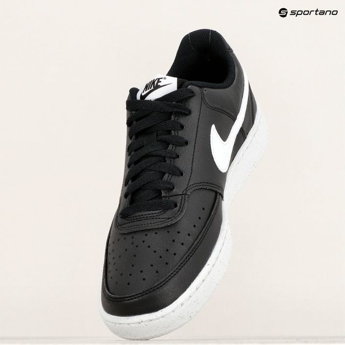 Scarpe da uomo Nike Court Vision Low Next Nature nero/bianco/nero 9