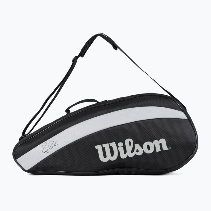 Wilson RF Team 3 Pack borsa da tennis bianca e nera WR8005801 2