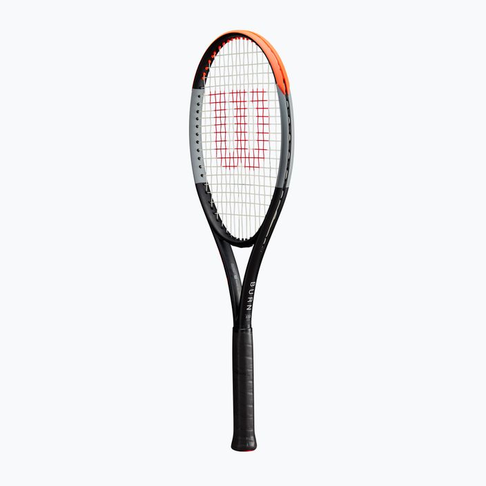Racchetta da tennis Wilson Burn 100 V4.0 nero e arancione WR044710U 9