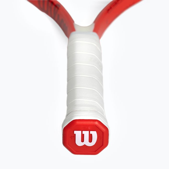 Racchetta da tennis Wilson per bambini Roger Federer 26 Half Cvr rosso WR054410H+ 3