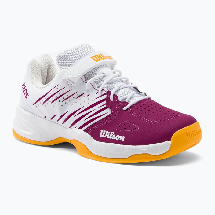 Wilson Kaos K 2.0 Jr scarpe da tennis per bambini bianco e rosa WRS329190