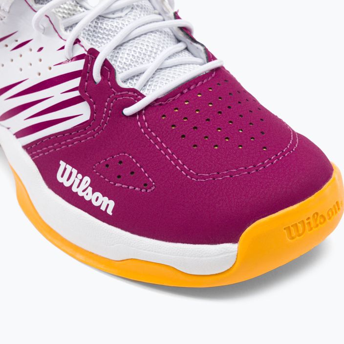 Wilson Kaos K 2.0 Jr scarpe da tennis per bambini bianco e rosa WRS329190 7