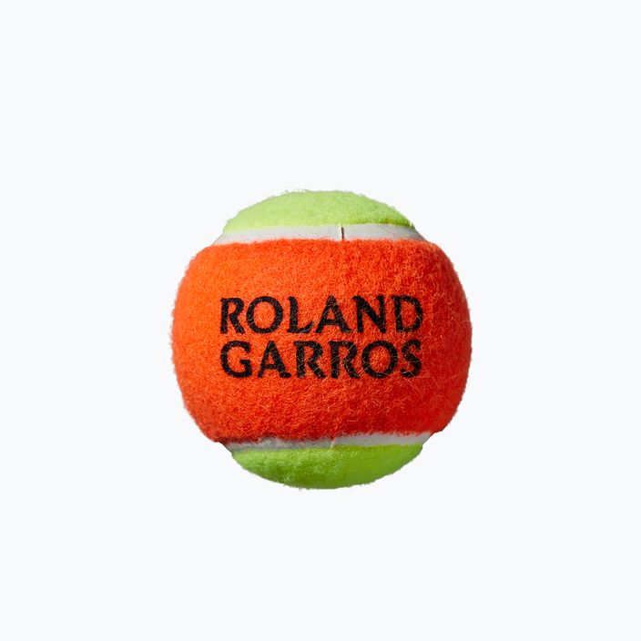 Set da tennis Wilson Roland Garros Elite 25 per bambini, arancione e bianco WR086810F 14