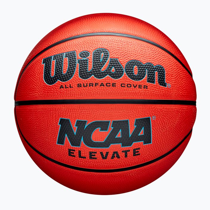 Wilson NCAA Elevate arancione / nero basket dimensioni 6
