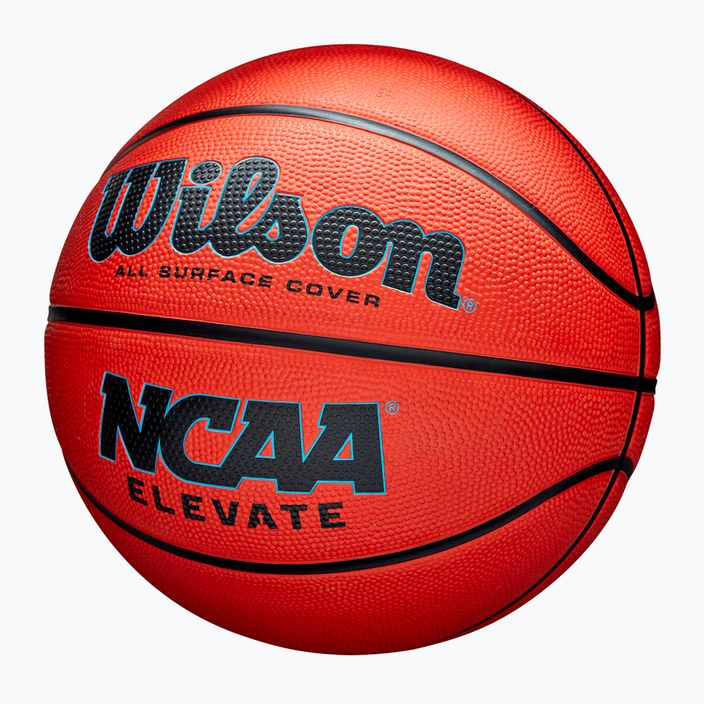 Wilson NCAA Elevate arancione / nero basket dimensioni 6 3