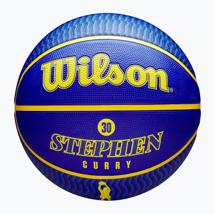Wilson NBA Player Icon Outdoor Curry blu dimensioni 7 basket