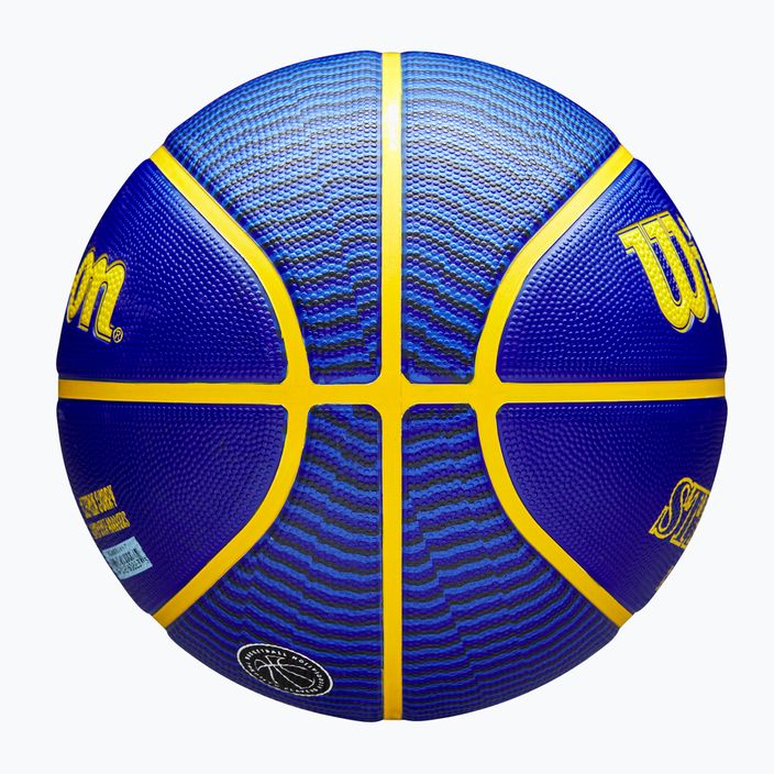 Wilson NBA Player Icon Outdoor Curry blu dimensioni 7 basket 4