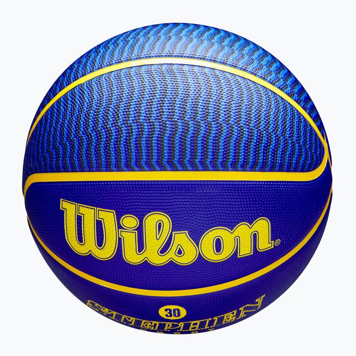 Wilson NBA Player Icon Outdoor Curry blu dimensioni 7 basket 5